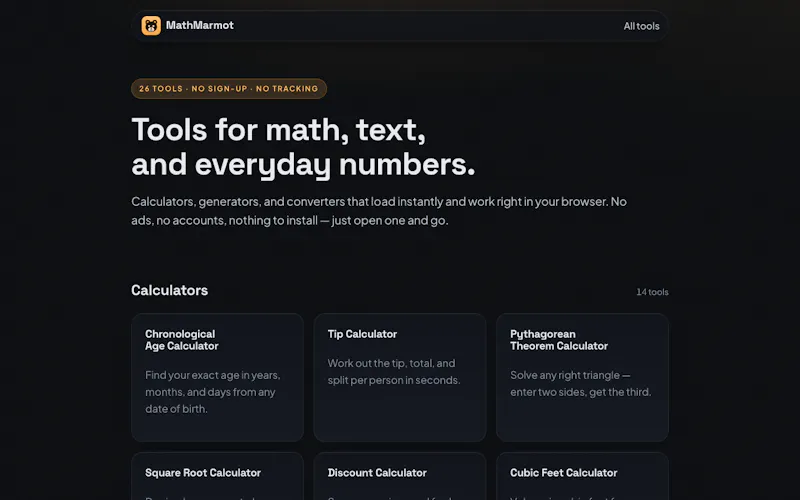 MathMarmot screenshot 1