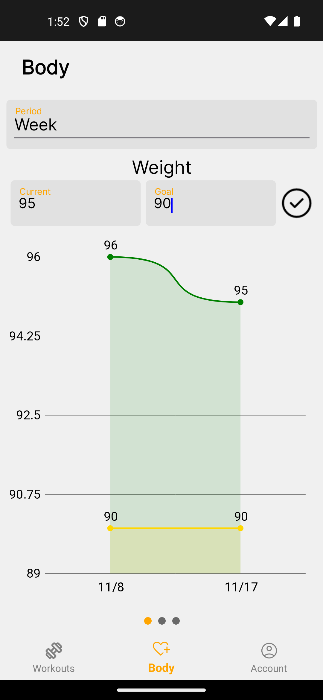 Mídia 1 de Exercícios, dia de treinamento de fitness
