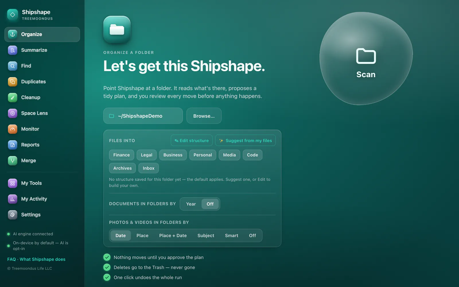 Shipshape 제품 배너