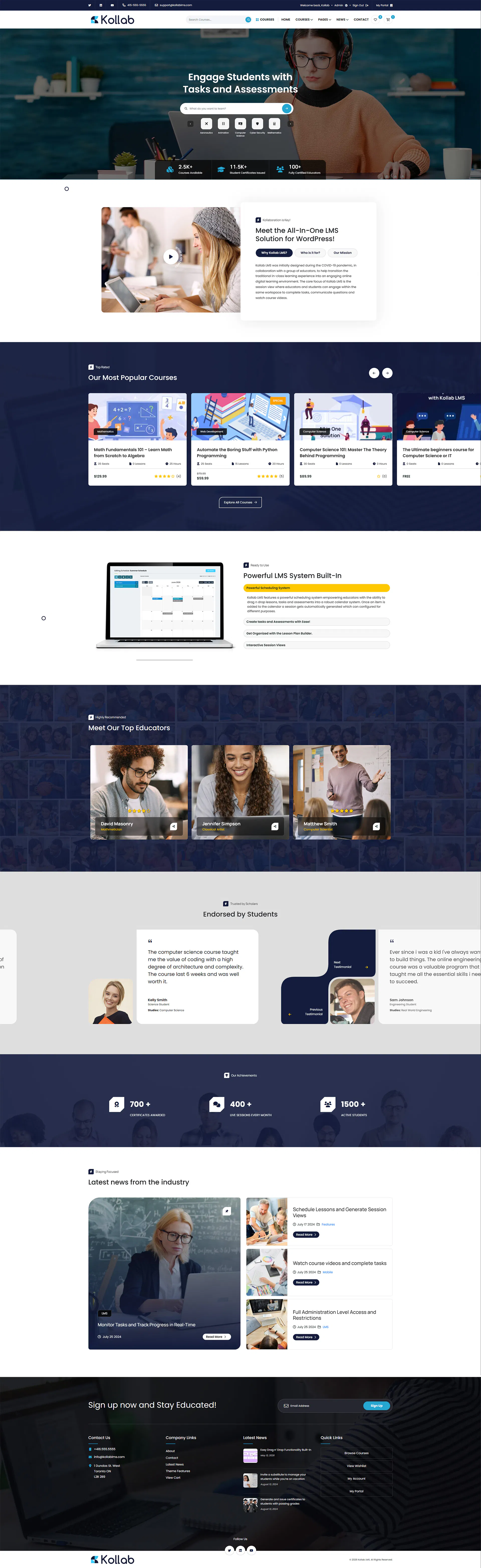 Kollab LMS gallery image