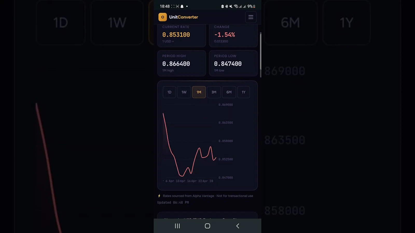 UnitConverter screenshot 1 (video preview)