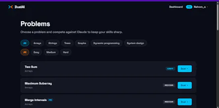 DuelAI: Compete against AI to stay sharp gallery image