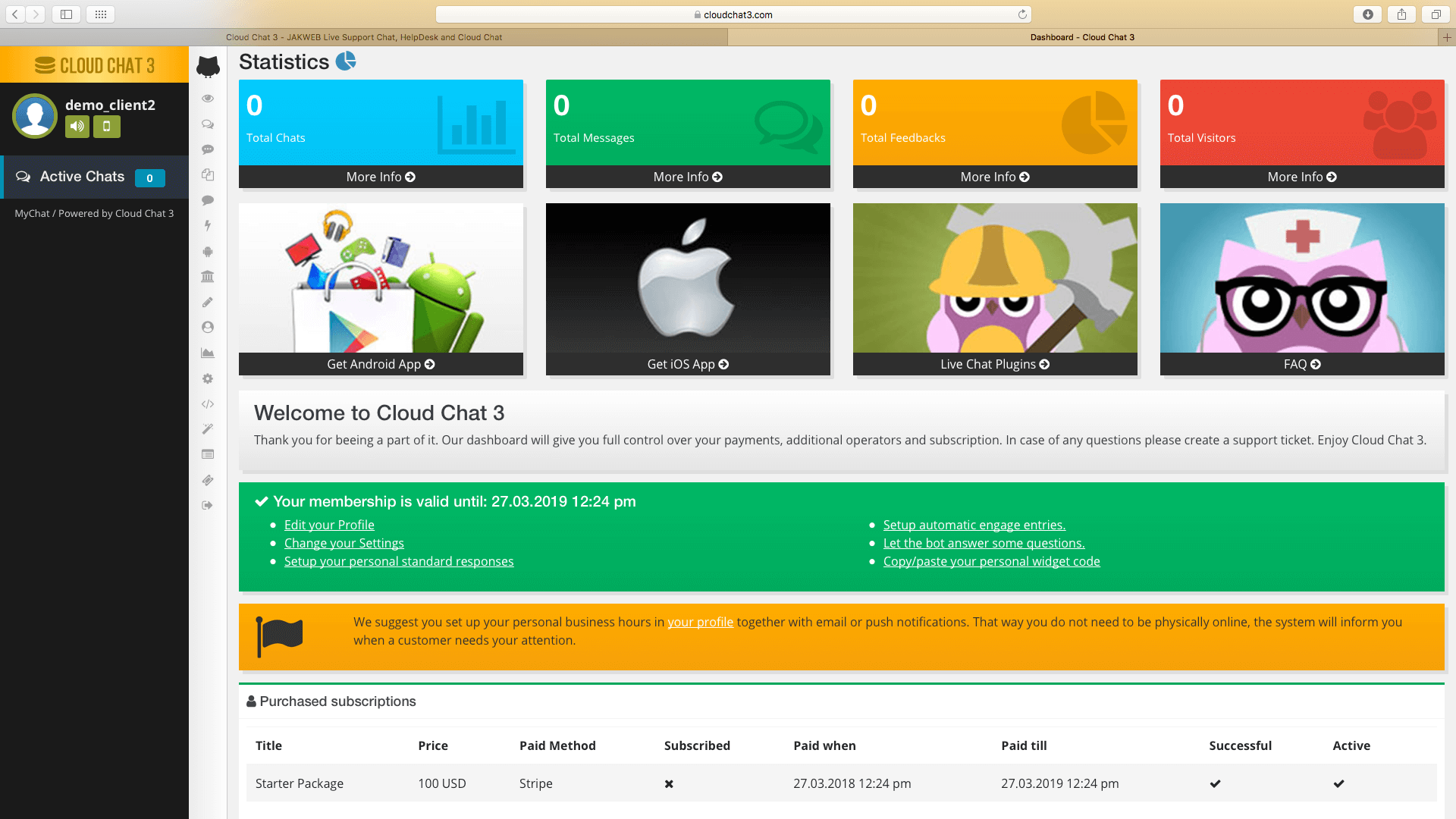 Fully SaaS Live Support Chat - Cloud Chat 3 gallery image
