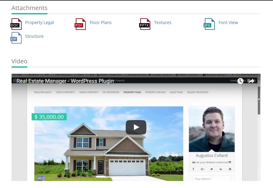 Real Estate Manager WordPress Plugin gallery image