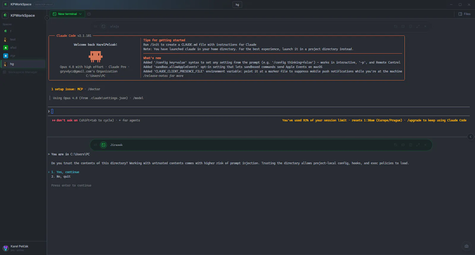 KPWorkSpace v0.5.0 screenshot 1