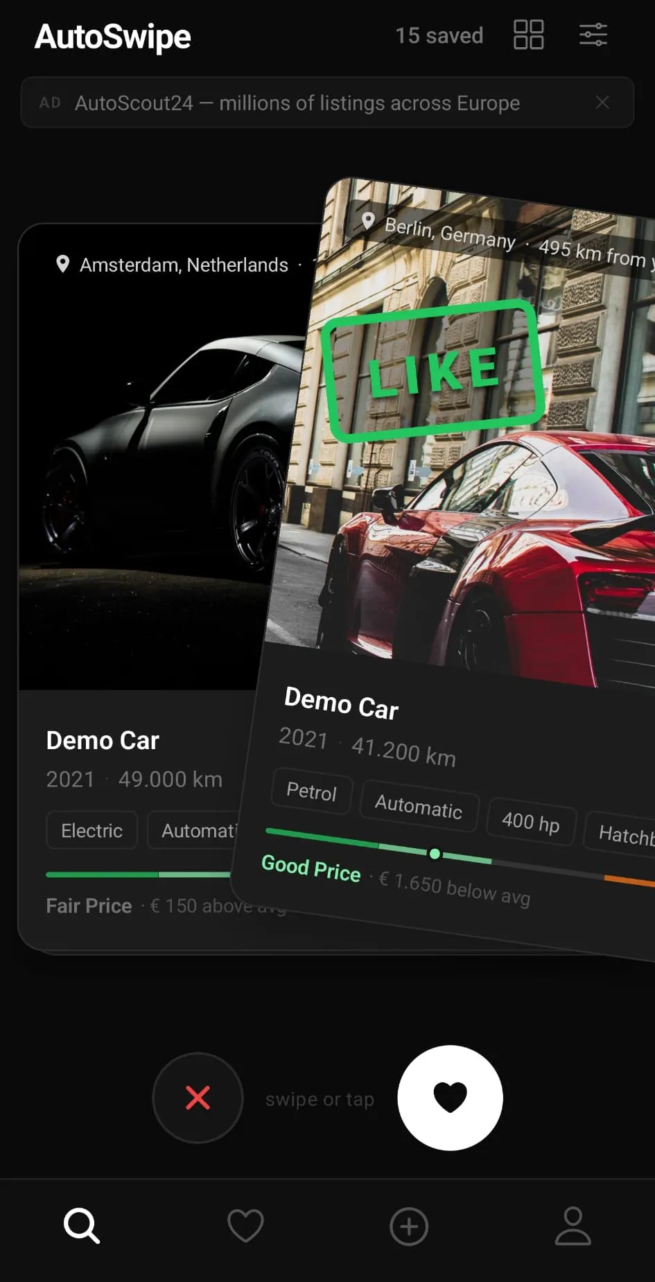 AutoSwiper - Swipe. Like. Drive. gallery image