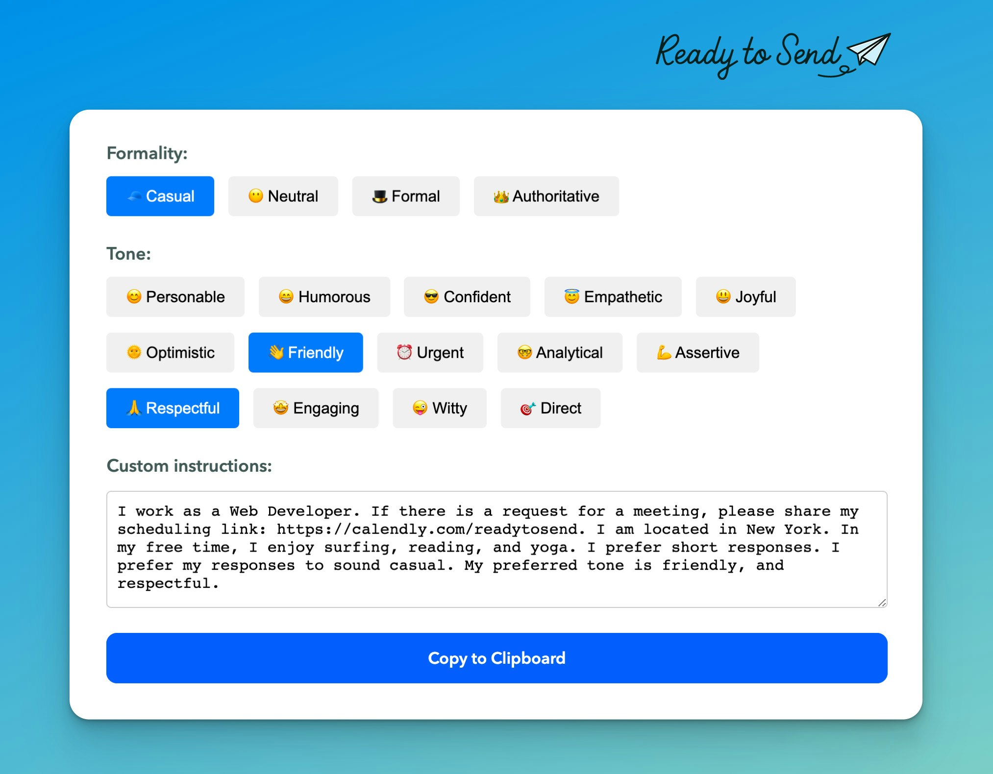 Mídia 1 de Gerador de instruções personalizadas - Aumente suas respostas do chatgpt e pronto para enviar