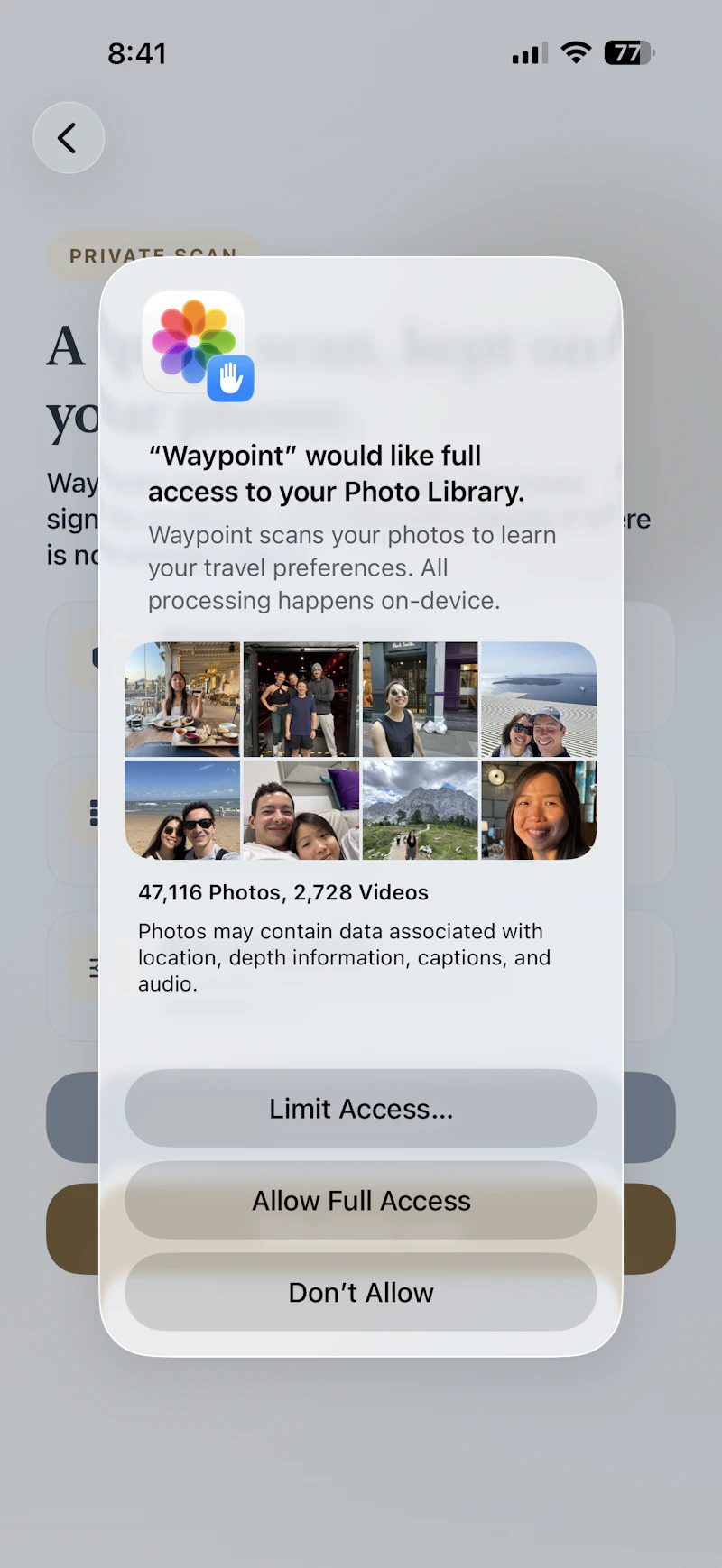 Waypoint screenshot 3