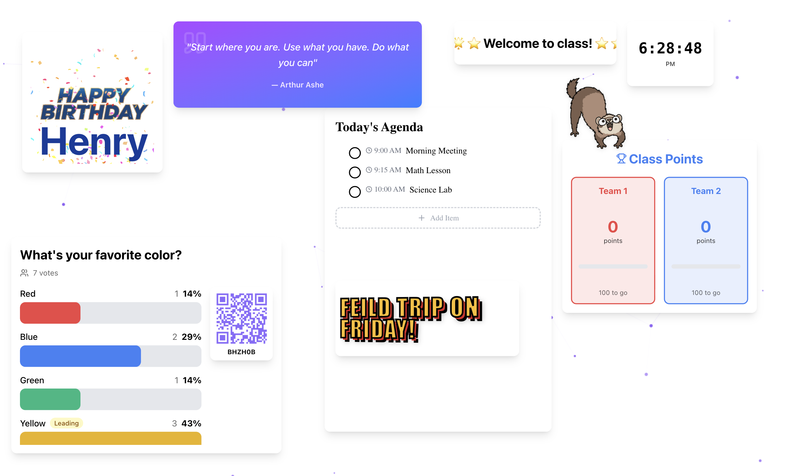 EasyClass  - Main product screenshot demonstrating key features and user interface