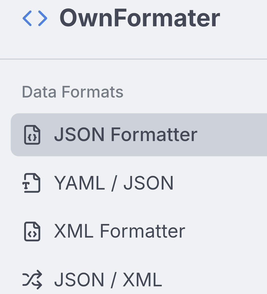 OwnFormatter