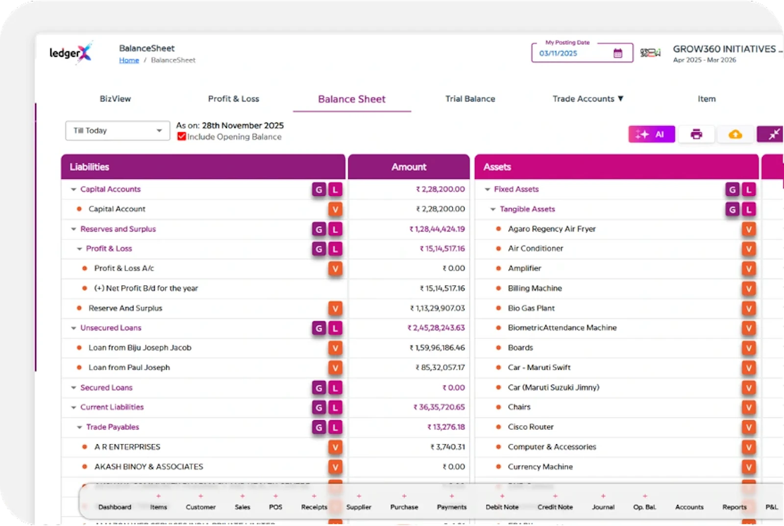 LedgerX Accounting screenshot 3
