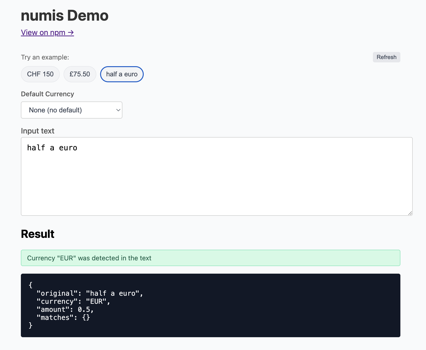 numis - Screenshot 3 showing product features and functionality