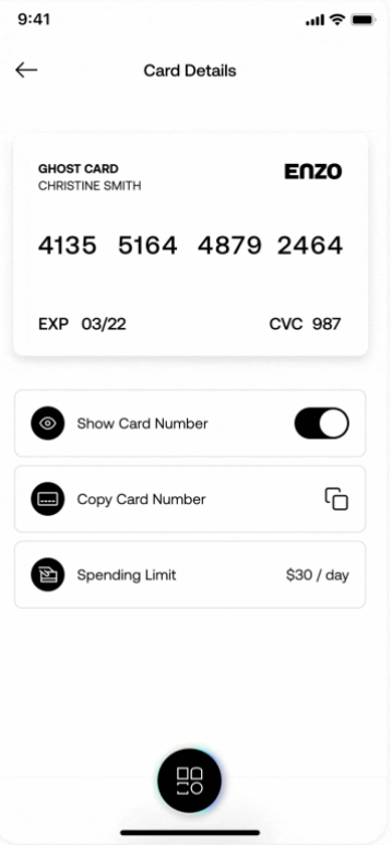 Enzo Ghost Card gallery image