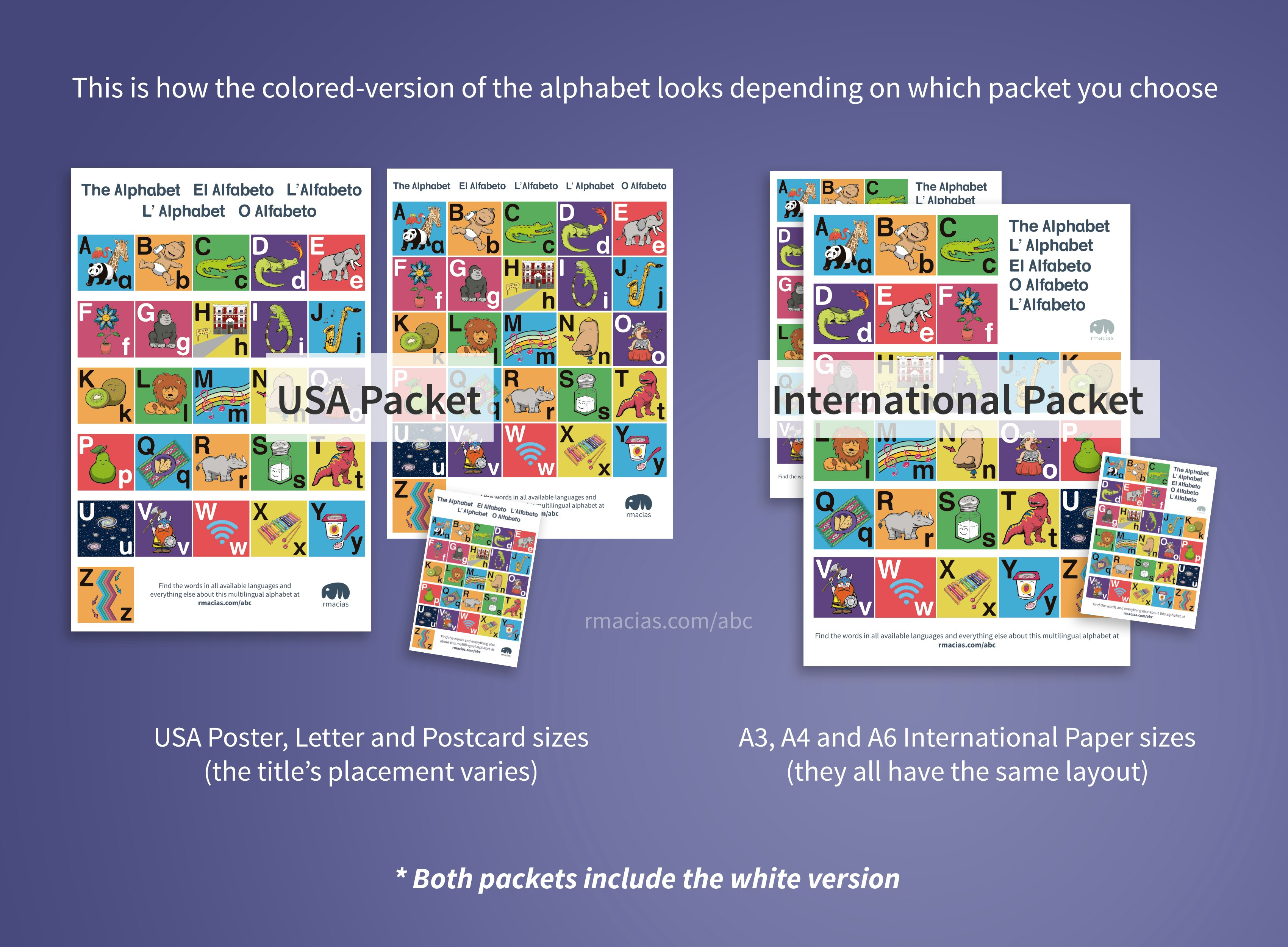 Multilingual Alphabet for Bilingual Children gallery image