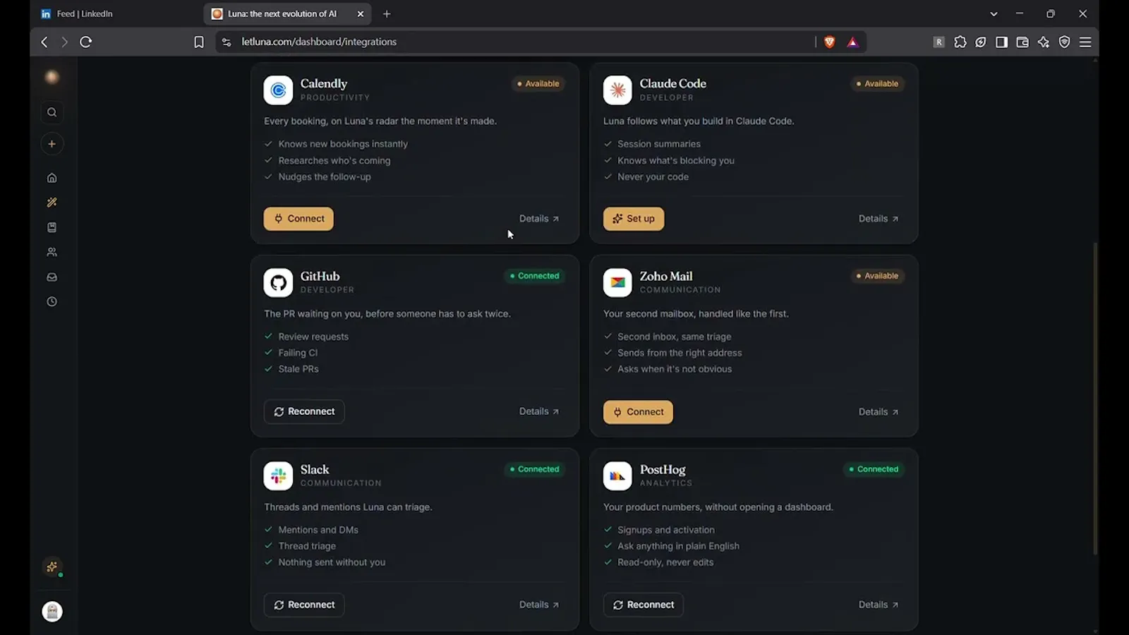 Luna screenshot 1 (video preview)