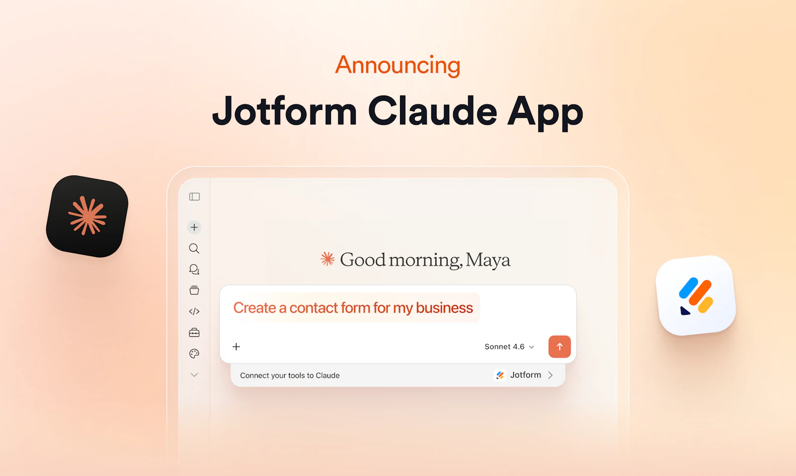 Jotform Claude App screenshot 2