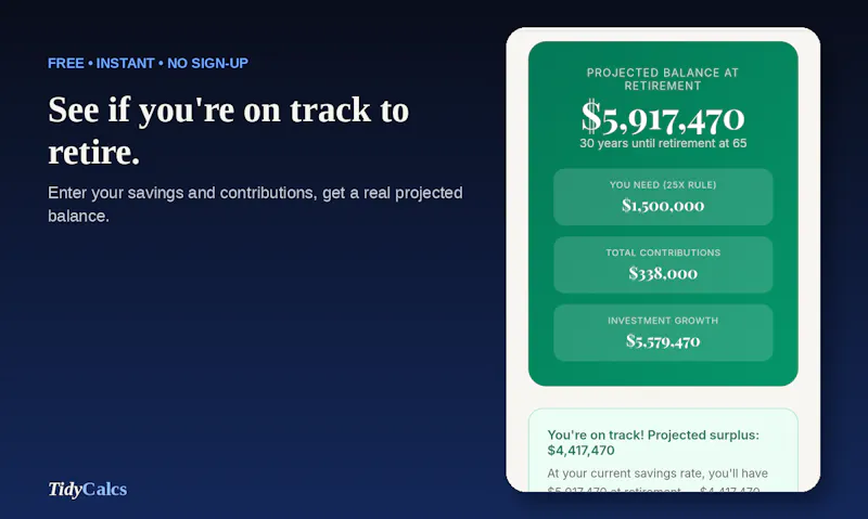TidyCalcs screenshot 5
