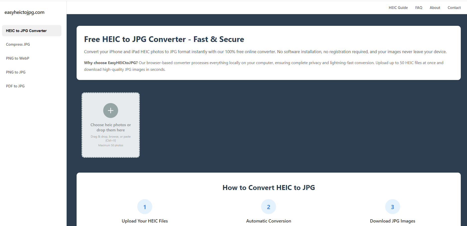 Easy HEIC to JPG - Free Image Converter gallery image
