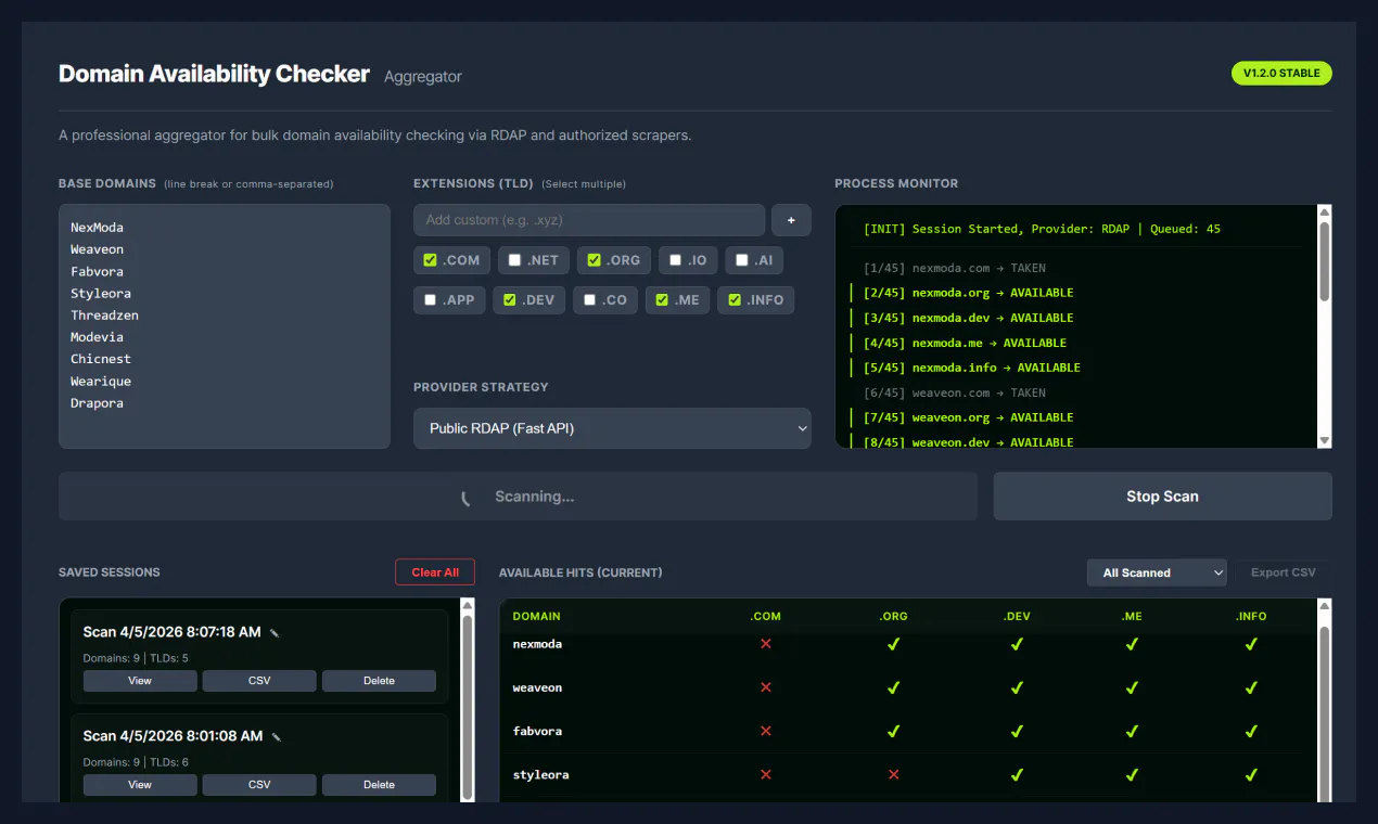 Banner del producto Domain Availability Checker