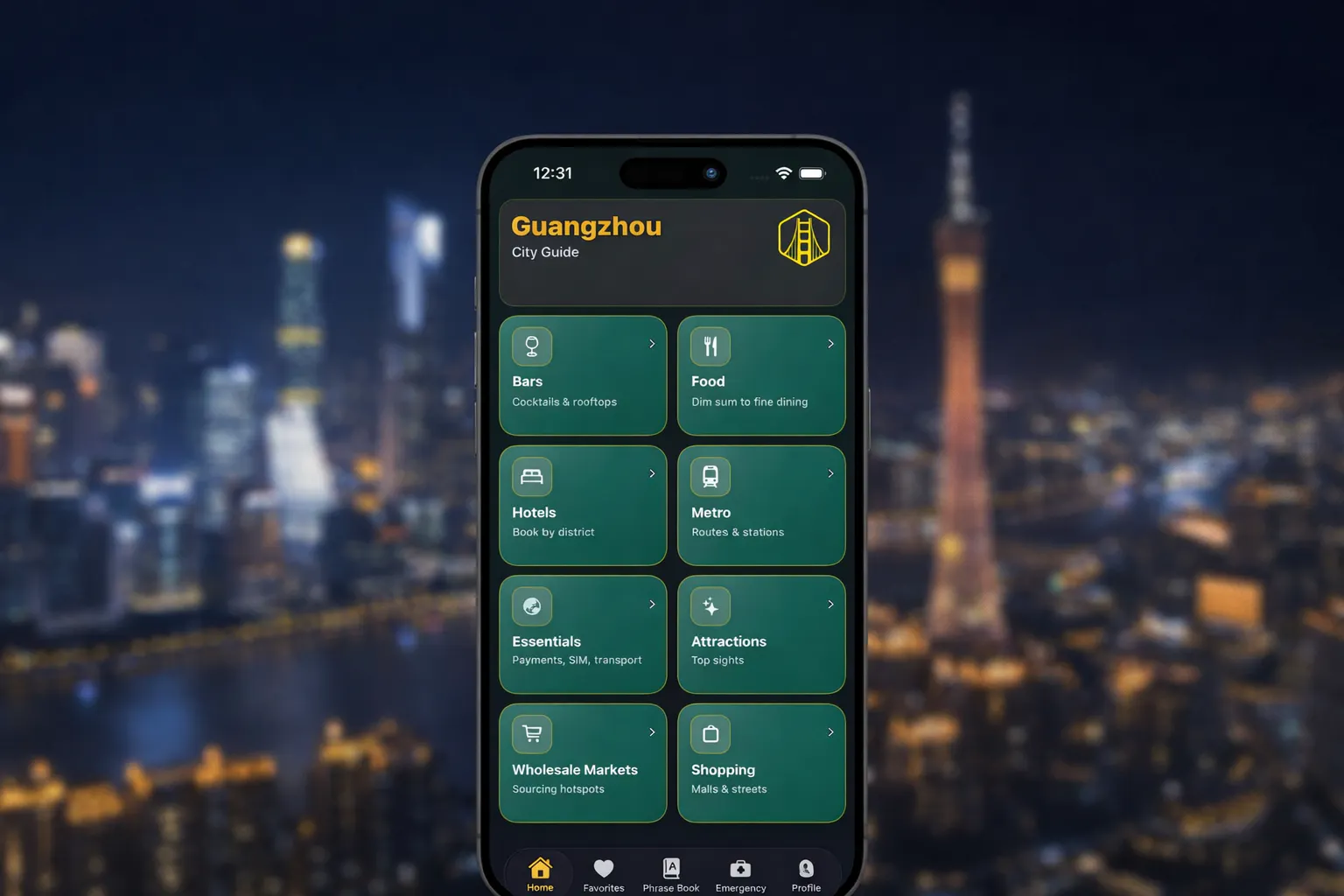 Banner del producto Guangzhou Guide App