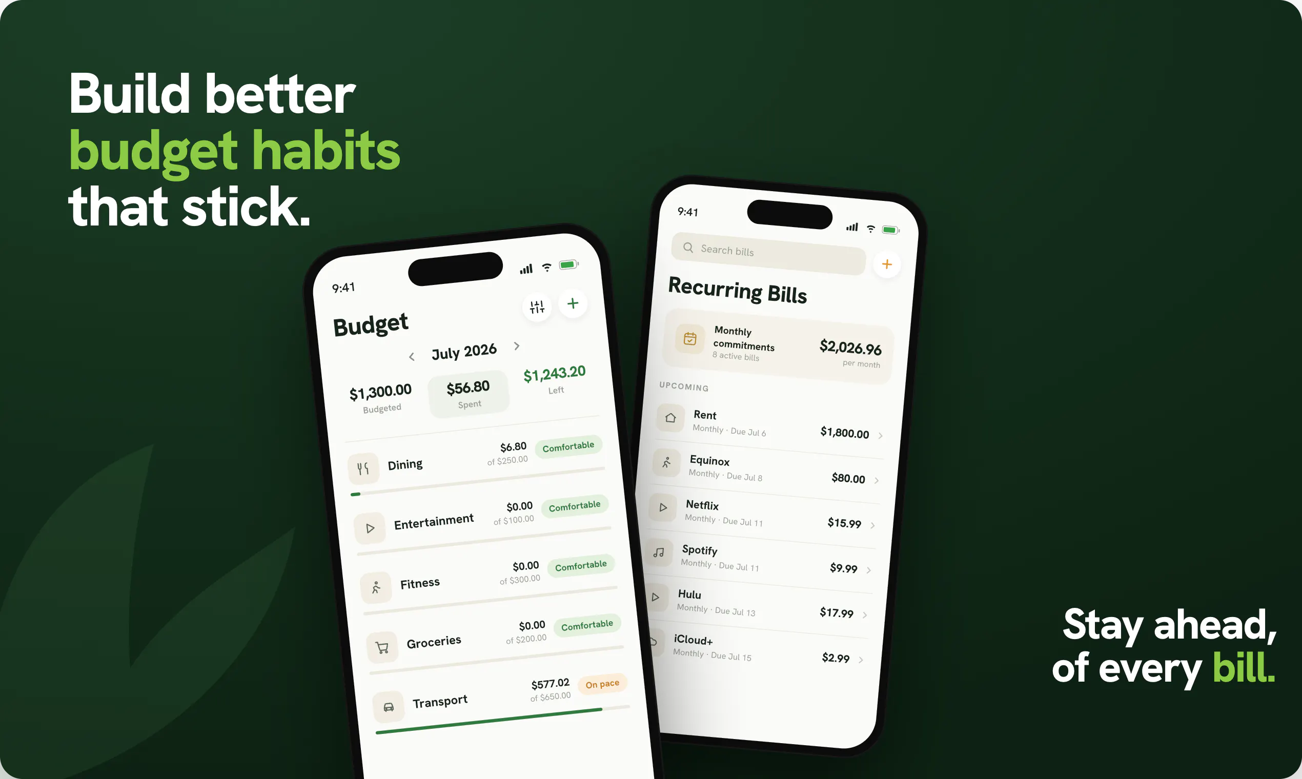 NookMoney — Calm your finances gallery image