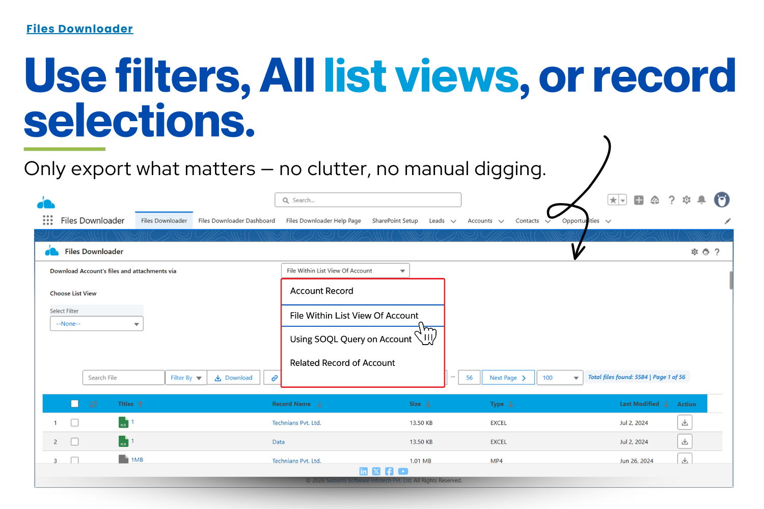 File Downloader - Screenshot 3 showing product features and functionality