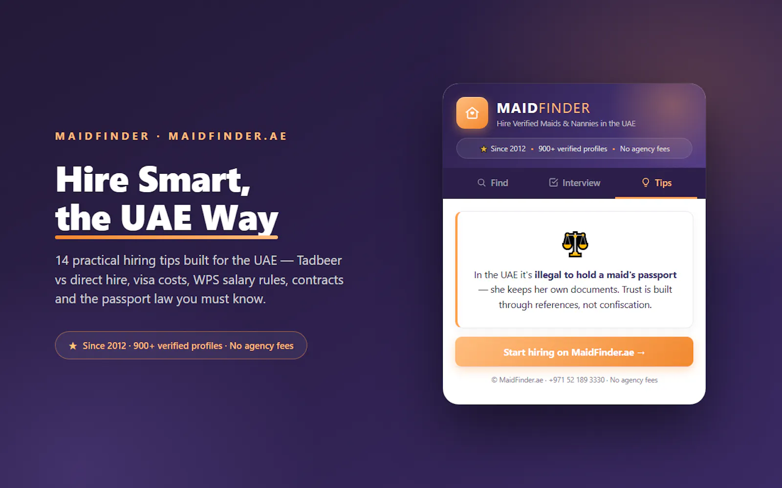 MaidFinder — Hire the Right Maid in UAE screenshot 5