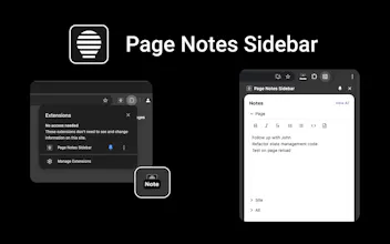 Page Notes Sidebar gallery image