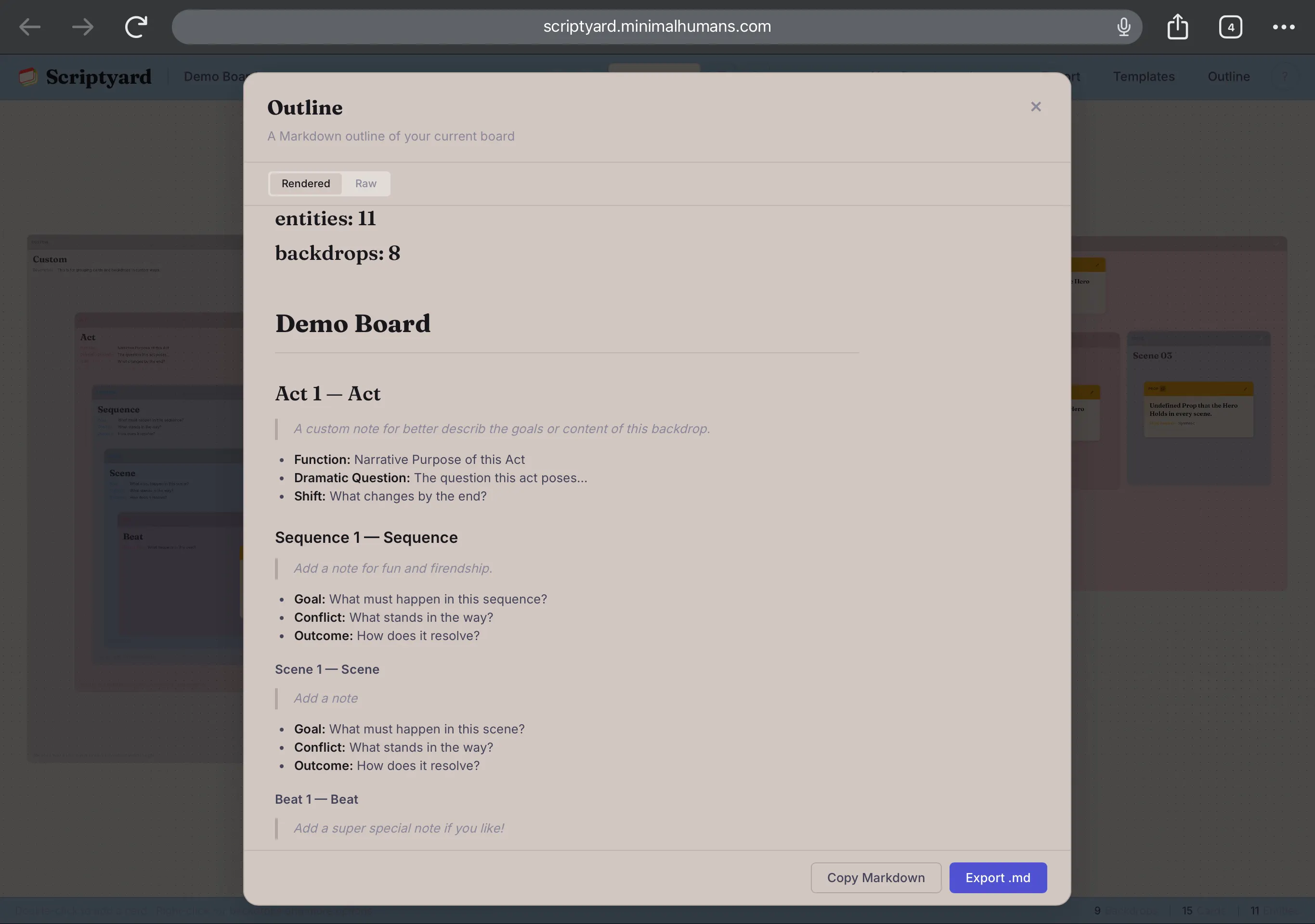 Scriptyard screenshot 4