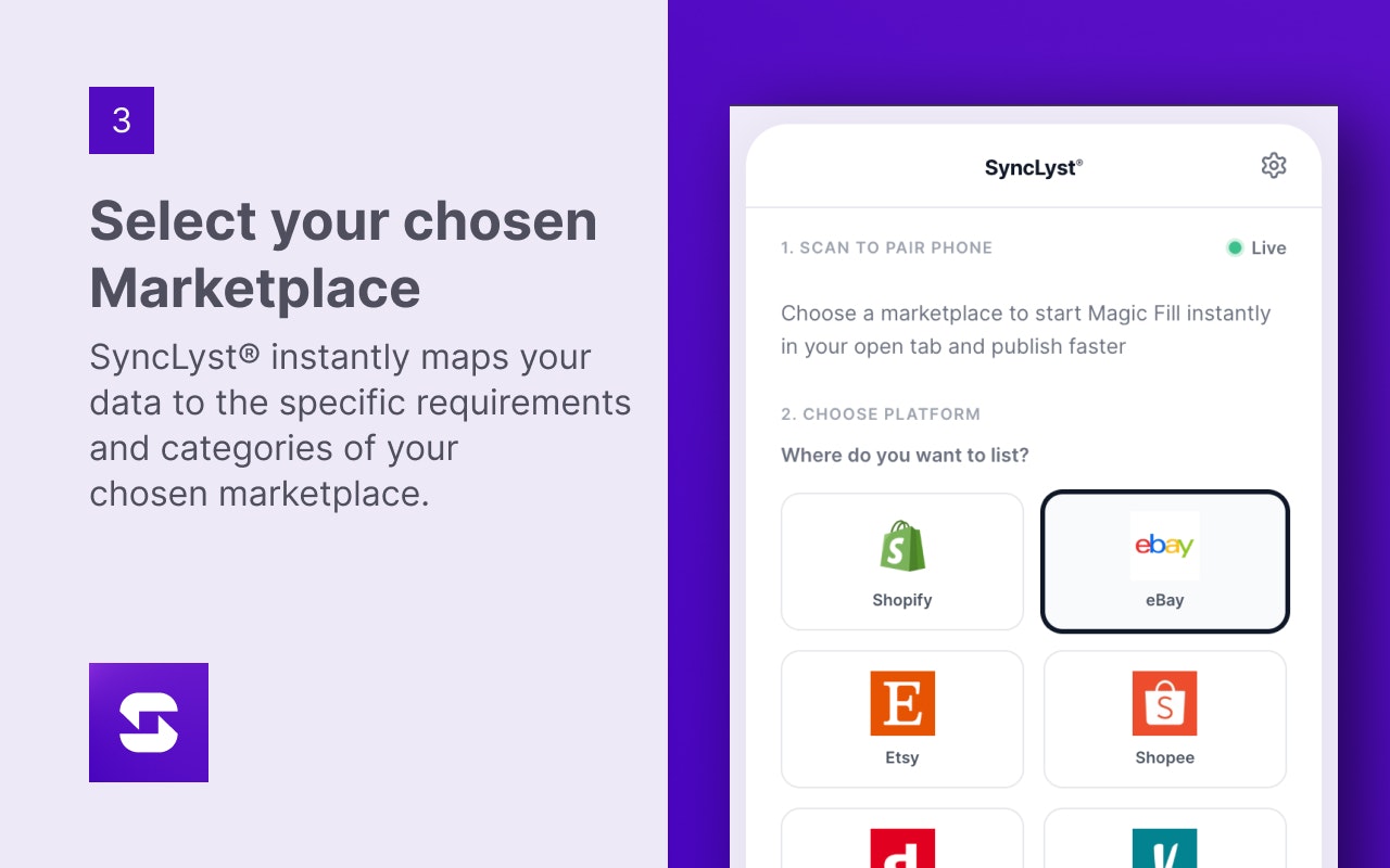 SyncLyst Chrome Extension -  gallery image