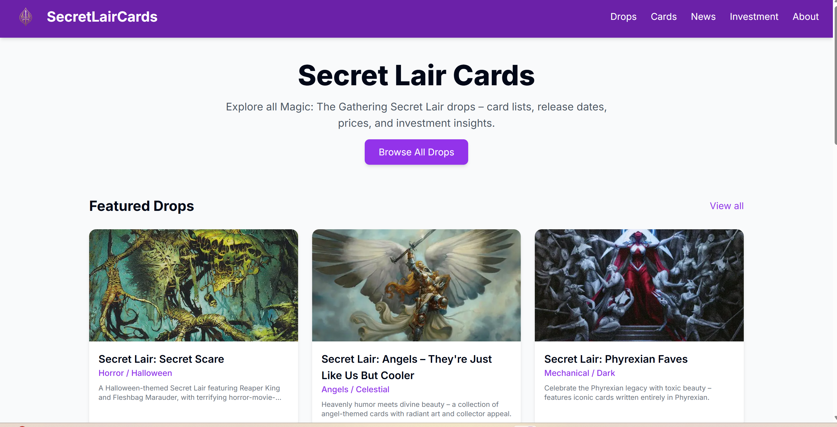 Secret Lair Cards gallery image