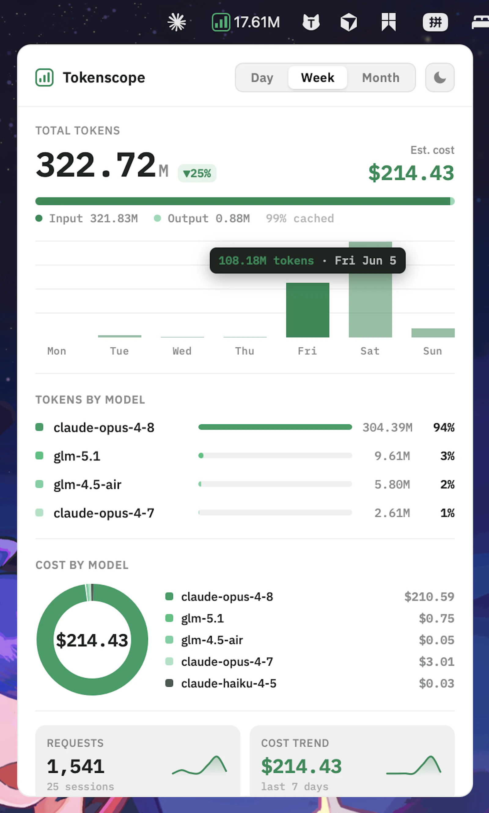 Tokenscope screenshot 4