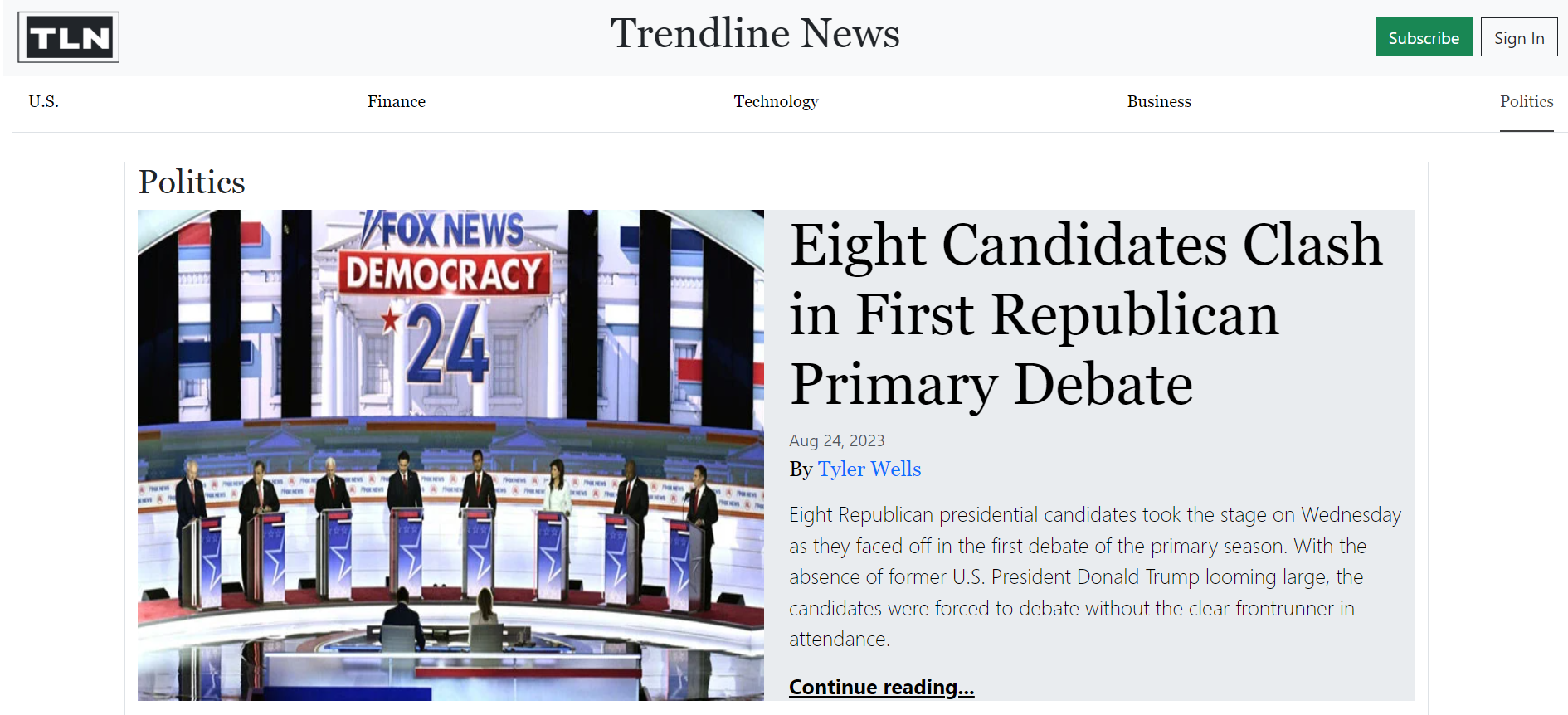 Mídia 2 de TrendLine News