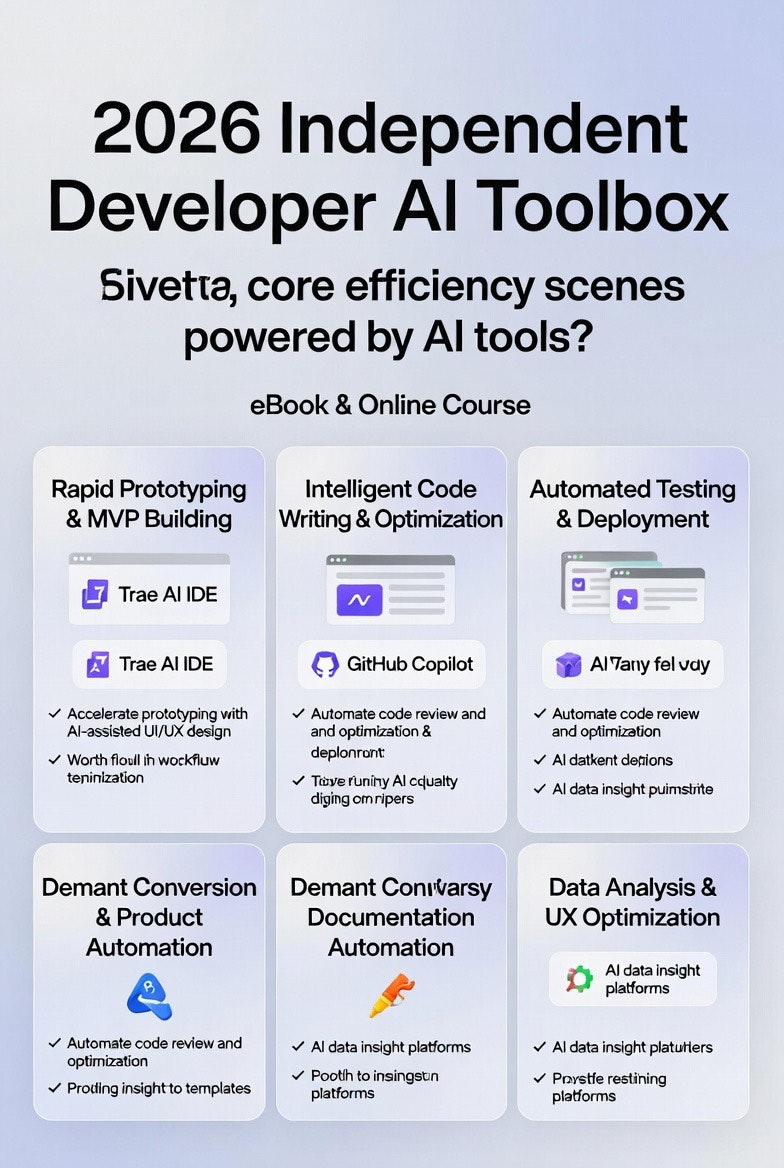 2026 独立开发 AI 工具箱：从 Idea 到 Launch 的全栈加速方案 - Main product screenshot demonstrating key features and user interface