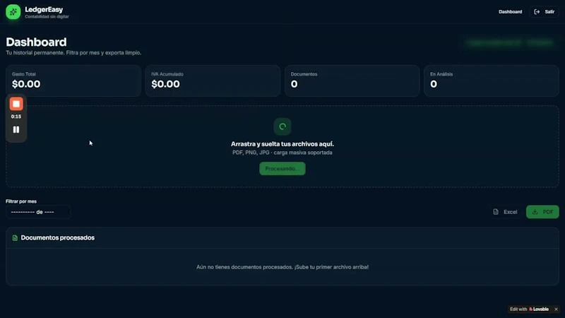LedgerEasy  screenshot 1 (video preview)
