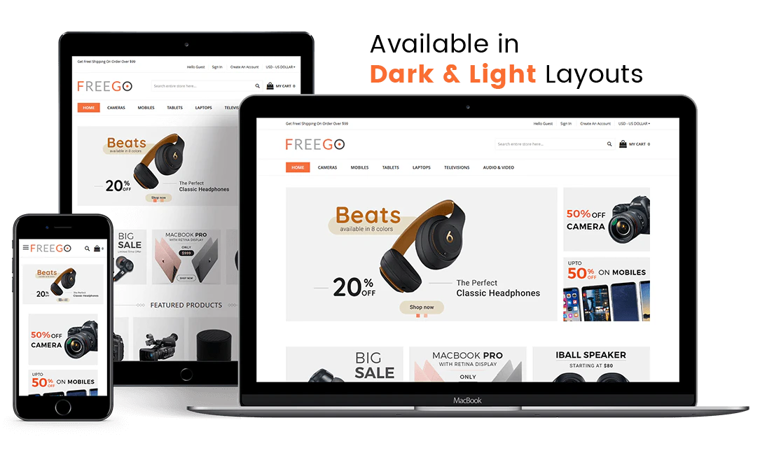 FreeGo Magento 2 Theme