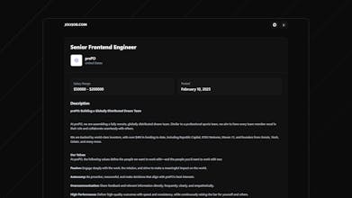 JolyJob - Web3 Job & Vacancies Platform gallery image