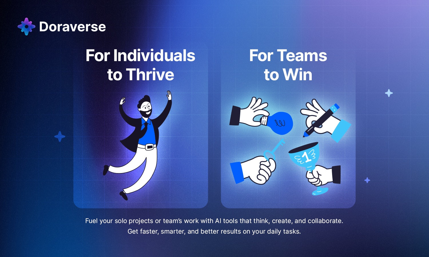 وسائط Doraverse - 15+ AI models & tools – for individuals and teams 5