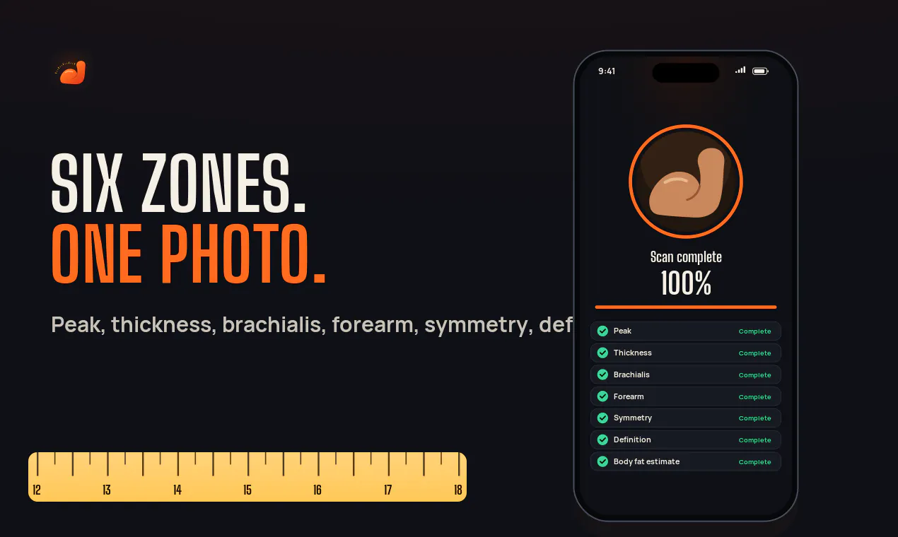 BicepsMaxx: scan your arms, train them gallery image