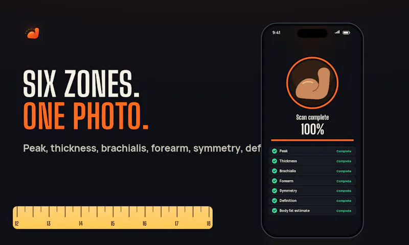 BicepsMaxx: scan your arms, train them screenshot 3