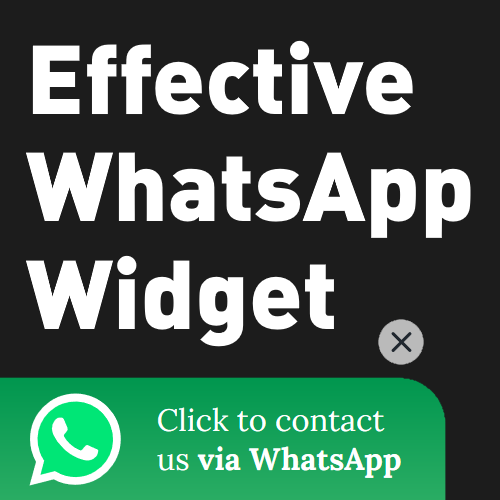 WhatsApp widget for website 