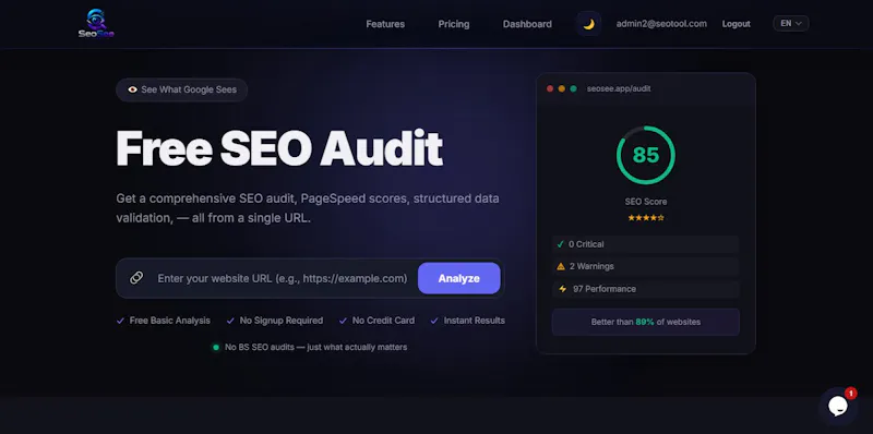 SeoSee screenshot 1