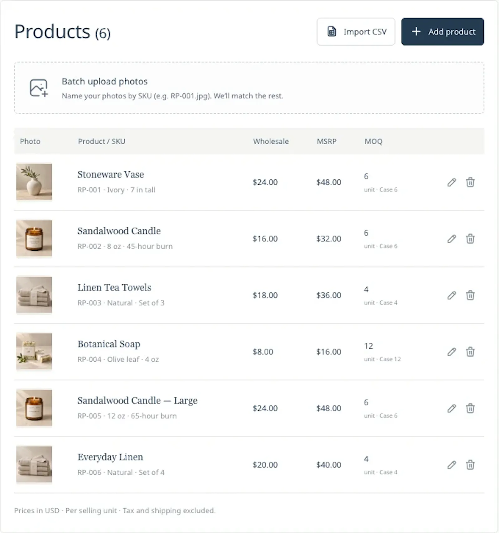 LineSheetFlow screenshot 4