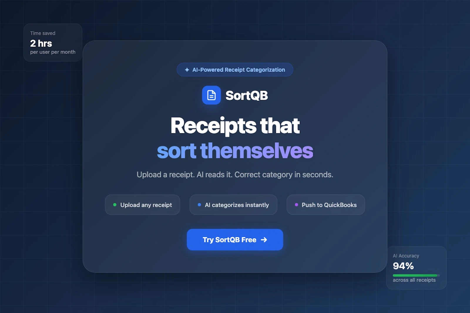 SortQB screenshot 1