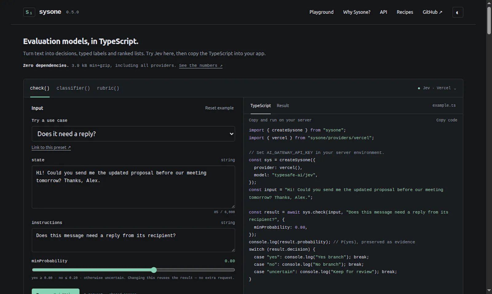Sysone screenshot 1
