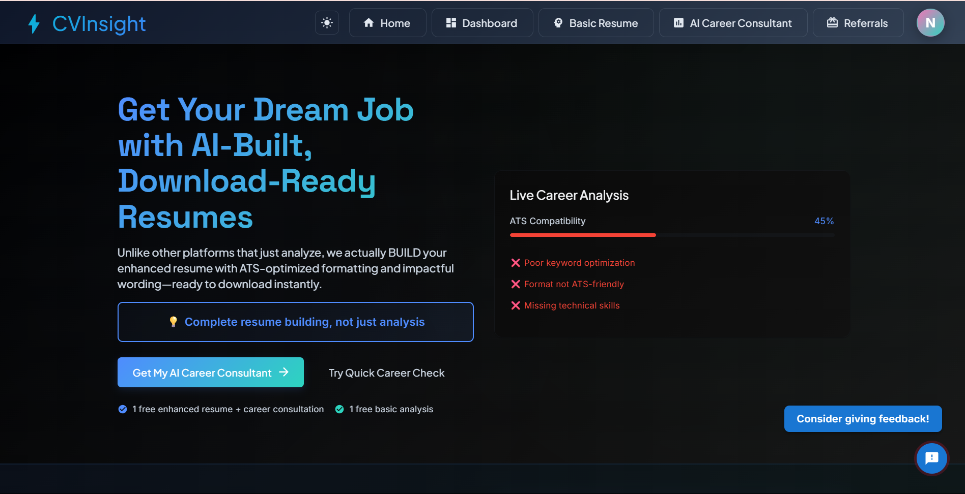 CVInsight - AI career coach: resume, guidance, and insights media 1