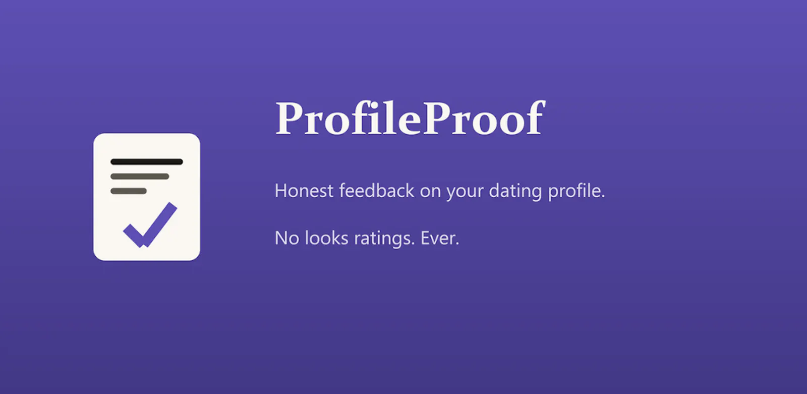 ProfileProof screenshot 1