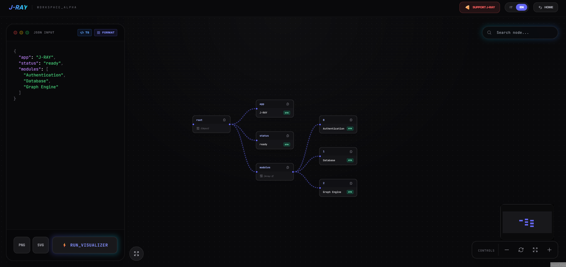 J-RAY - Screenshot 2 showing product features and functionality