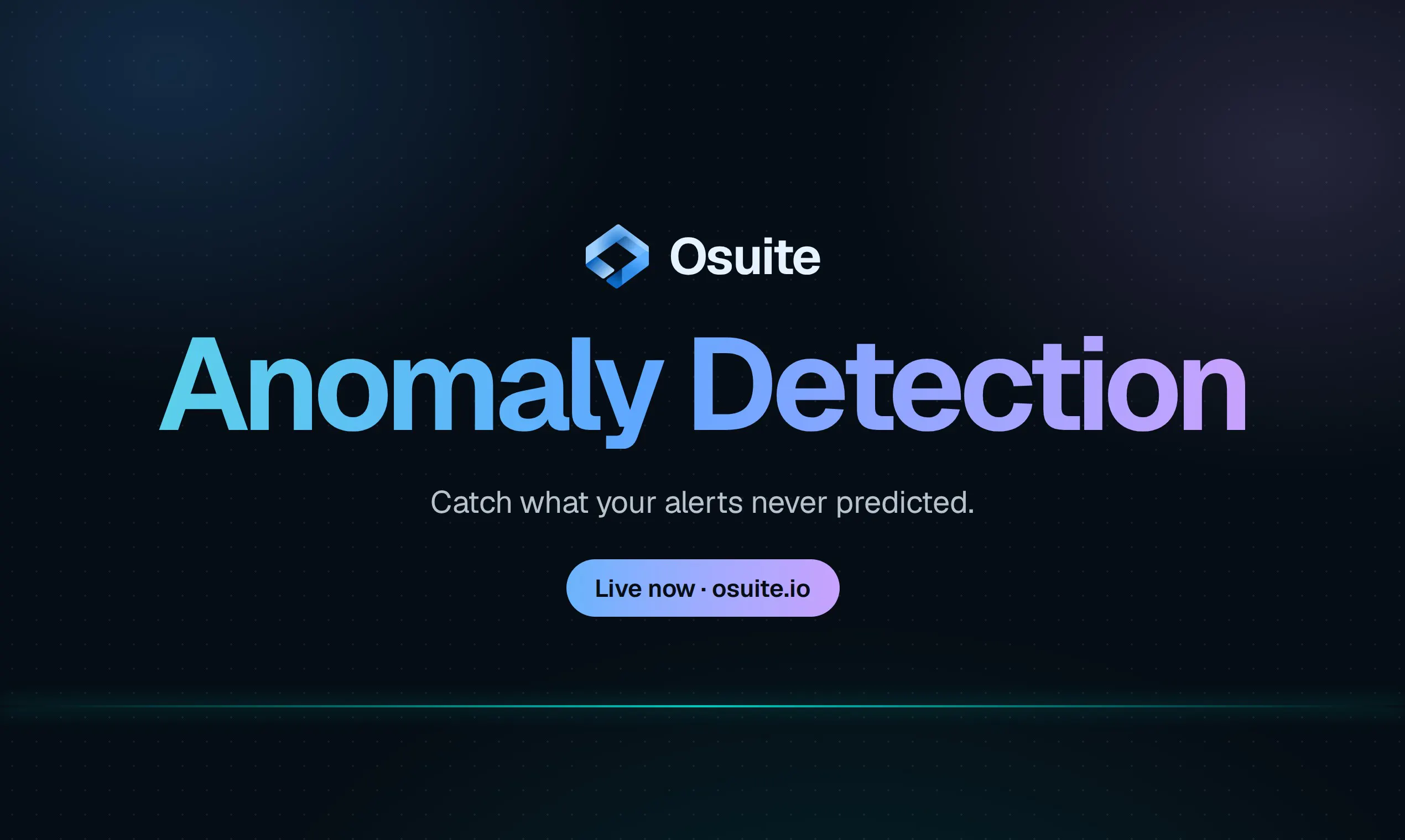 Osuite: Anomaly detection gallery image