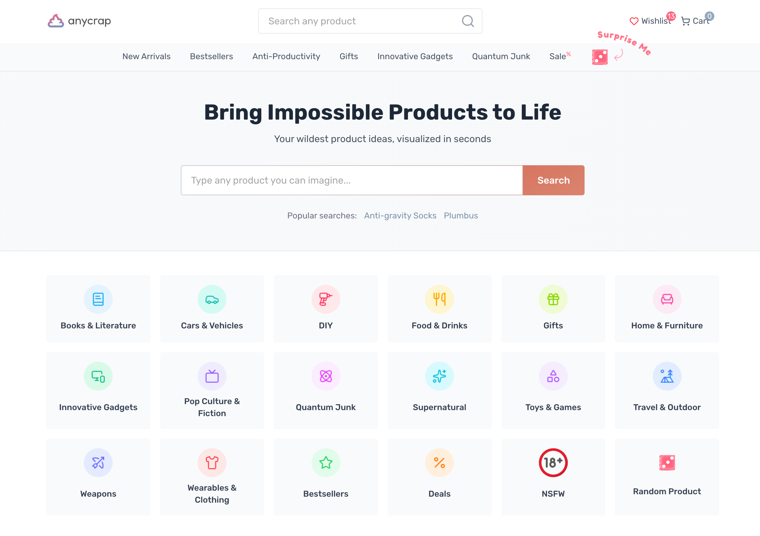 Anycrap - The Store of Infinite Products gallery image